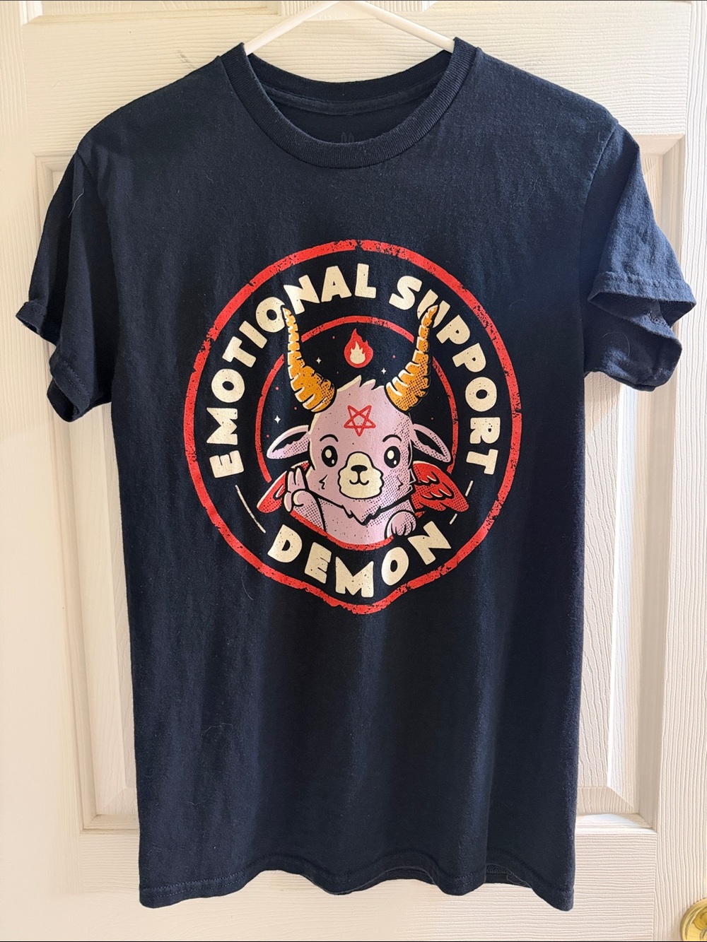 Threadless 'Emotional Support Demon' graphic tee